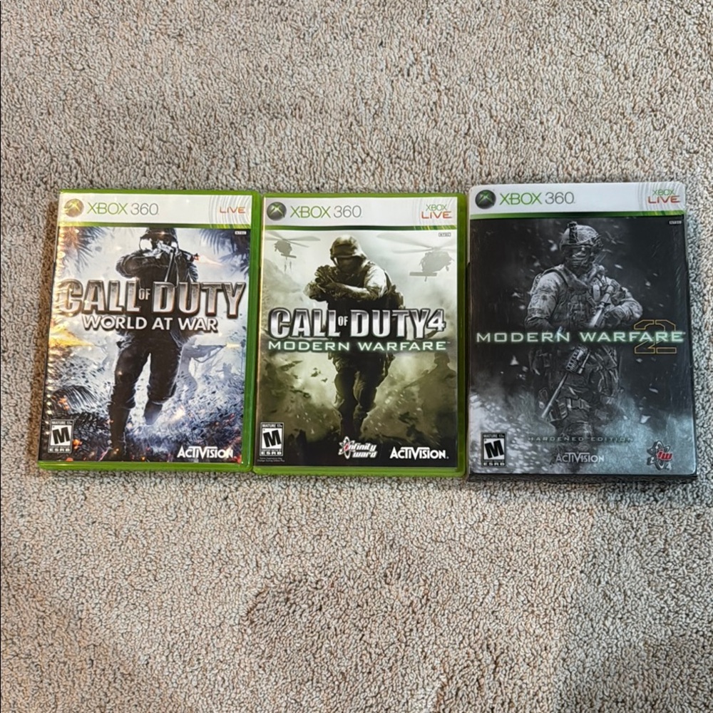 Xbox 360 Call of Duty Game Bundle